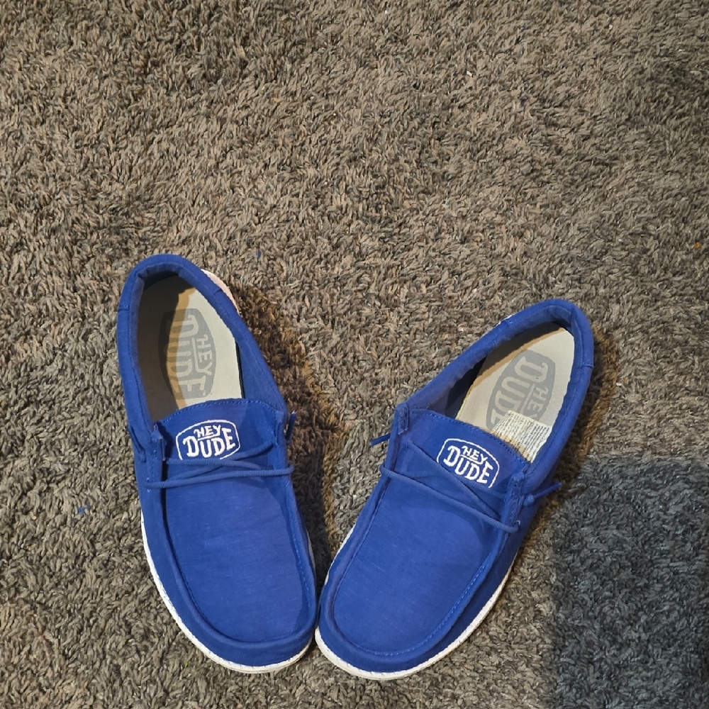 Hey Dude Cobalt Blue Casual Shoes
